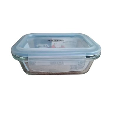 REFRACTARIO DE VIDRIO CON TAPA DE PLASTICO 1050ML | PRESS