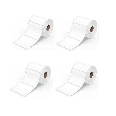 04 ROLLOS DE 550 ETIQUETAS ADHESIVAS TÉRMICO 50X50MM