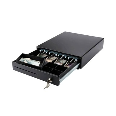 GAVETA JPSYSTEMS M330S CAJÓN DE DINERO METÁLICO PARA CAJA REGISTRADORA 33X37CM PISABILLETES