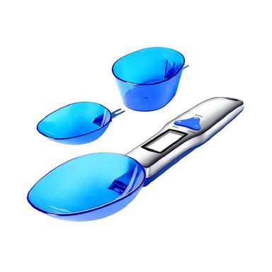 BALANZA DIGITAL PORTATIL GRAMERA TIPO CUCHARA 500GR + 3 RECIPIENTES