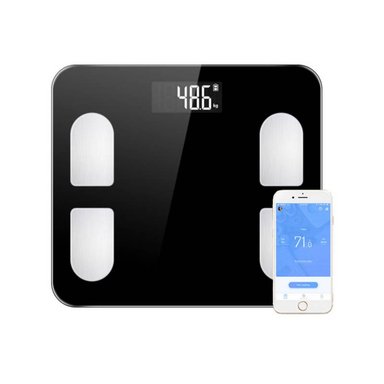 BALANZA VIDRIO DIGITAL BLUETOOTH INTELIGENTE CONTROLA SALUD DESDE APP