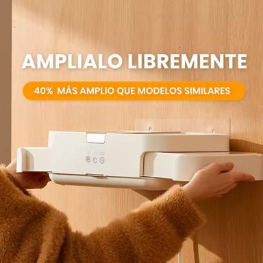 SECADORA JPSYSTEMS H105 ELÉCTRICA PLEGABLE RETRÁCTIL 600W HASTA 9 COLGADORES 103L - 5