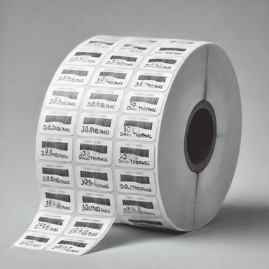 ROLLO 6000 ETIQUETAS ADHESIVAS TÉRMICAS 30X20MM 3 COLUMNAS PARA CÓDIGO DE BARRAS