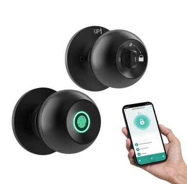 CERRADURA DIGITAL SMART CZ3 BLUETOOTH, HUELLA, LLAVE APP TUYA PARA CUARTOS/HABITACIÓN.