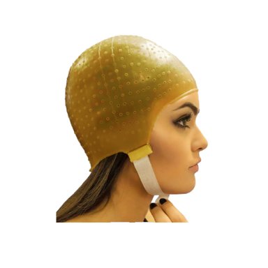 GORRO DOMPEL DORADO SILICONA PARA MECHAS