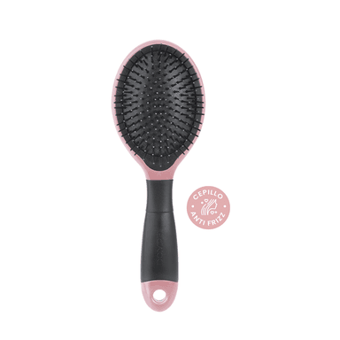 CEPILLO HAIR PREMIUN OVALADO - ROSA CLARO