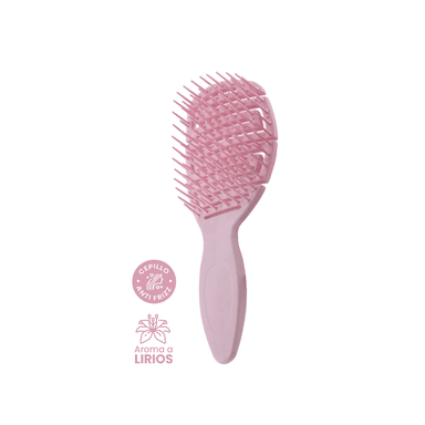 CEPILLO MAYA FLORAL - ROSA PASTEL