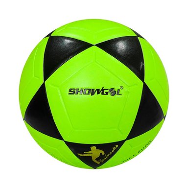 PELOTA PARA FUTBOL FT PU VULCANIZADO AMARILLO NEON/NEGRO (#4)
