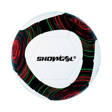 PELOTA FÚTBOL SHOWGOL CUERO PVC FOAM 3.5MM ROJO #5