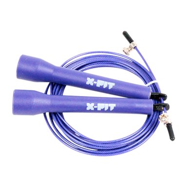 SOGA X-FIT ACERO PARA SALTAR CON CABLE MORADO