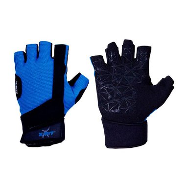 MITONES PARA PESAS X-FIT NEGRO/AZUL 2