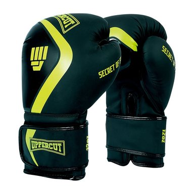 GUANTE BOXEO UPPERCUT MATE NEGRO VERDE 14 OZ