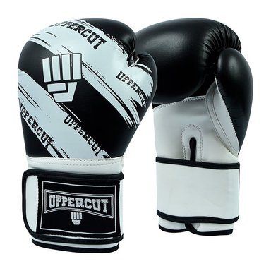 GUANTE BOXEO UPPERCUT COMPETENCIA NEGRO 10 OZ