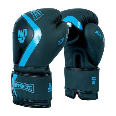 GUANTE BOXEO UPPERCUT MATE NEGRO AZUL 14 OZ