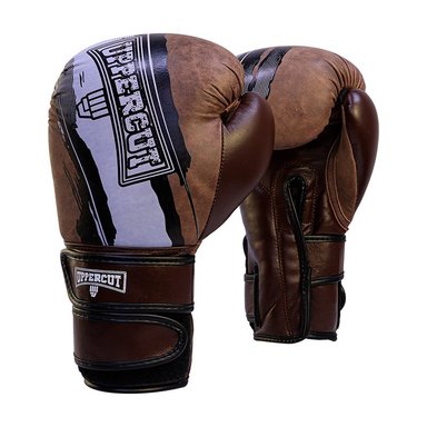 GUANTE BOXEO UPPERCUT VINTAGE PROFESIONAL UPP-1260 CUERO NATURAL 14 OZ