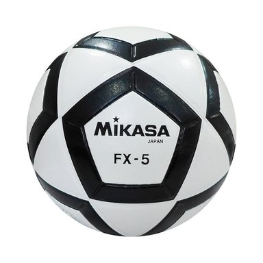PELOTA FÚTBOL MIKASA FX-5 CUERO SINT BLANCO/NEGRO #5
