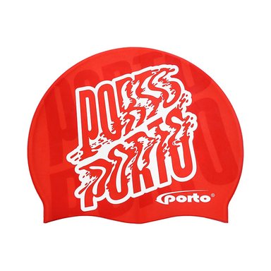 GORRO NATACIÓN PORTO POR-460-20 DISEÑOS VELOZ ROJO STANDARD