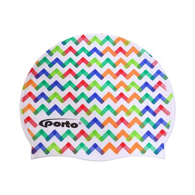 GORRO NATACIÓN PORTO POR-460-9 DISEÑOS BLANCO STANDARD
