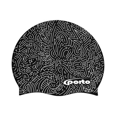 GORRO NATACIÓN PORTO POR-460-39 DISEÑOS DODDLE GRIS STANDARD