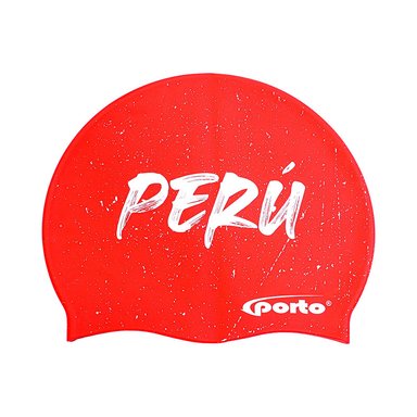 GORRO NATACIÓN PORTO POR-460-46 DISEÑOS PERU ROJO STANDARD