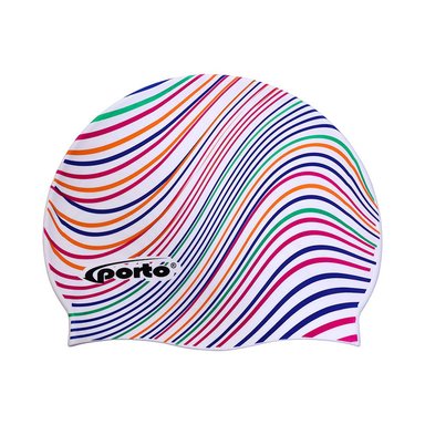 GORRO NATACIÓN PORTO POR-460-17 DISEÑOS BLANCO 3 STANDARD