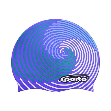GORRO NATACIÓN PORTO POR-460-41 DISEÑOS HUELLA CELESTE STANDARD