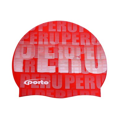 GORRO NATACIÓN PORTO POR-460-15 DISEÑOS ROJO STANDARD