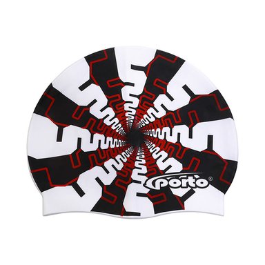 GORRO NATACIÓN PORTO POR-460-42 DISEÑOS ABSTRACTO BLANCO STANDARD