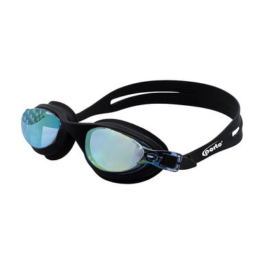 LENTES NATACIÓN PORTO POR-1090-1 WAVE ADULTO NEGRO STANDARD