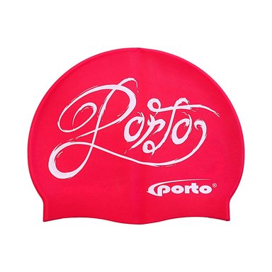 GORRO NATACIÓN PORTO POR-460-30 DISEÑOS CALIGRAFIA ROJO STANDARD