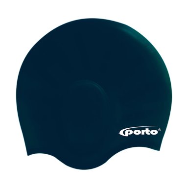 GORRO NATACIÓN PORTO POR-730-3 OREJERAS NEGRO STANDARD
