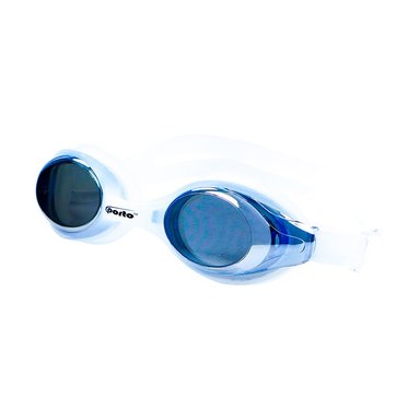 LENTES NATACIÓN PORTO POR-330-5 ARROW MIRROR ADULTO BLANCO/CELESTE STANDARD