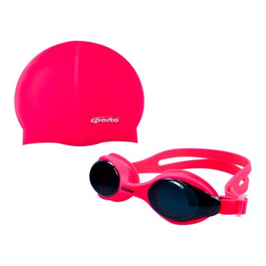 PACK NATACIÓN PORTO POR-930-2 ARROW ADULTO ROSADO STANDARD