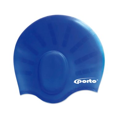 GORRO PARA NATACIÓN PORTO CON OREJERAS NAVY (STANDARD)