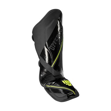 CANILLERA UPPERCUTT P/ARTES MARCIALES DARK MATE PU UPPERCUT NEGRO/AMARILLO  L