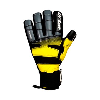 GUANTES ORBIT P/ARQUERO CONTACT ADULTO AMARILLO/NEGRO  #9