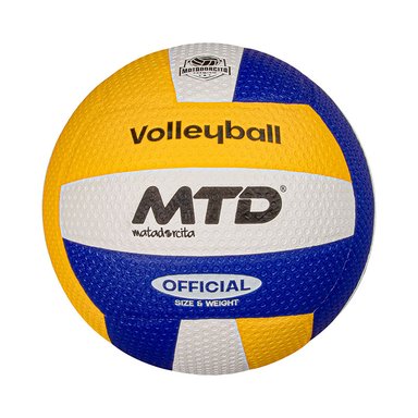 PELOTA MATADORCITA P/VOLEY PU PREMIUM MOD CLASICO AMARILLO/BLANCO/AZUL  #5