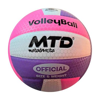 PELOTA P/VOLEY MATADORCITA MOD. CLASICO PANAL  ROSADO/MORADO (#5)