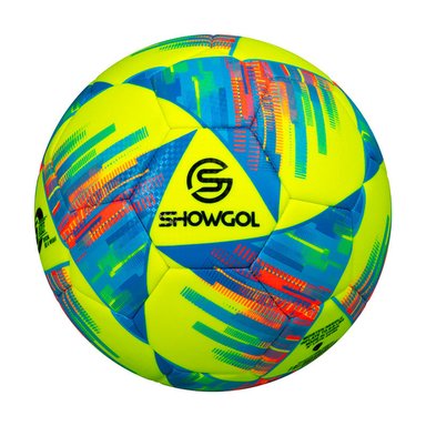 PELOTA P/FUTBOL SHOWGOL CUERO PVC FOAM 3.5MM VERDE/AZUL (#5)