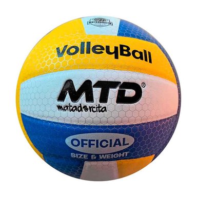 PELOTA P/VOLEY MATADORCITA MOD. CLASICO PANAL AMARILLO/AZUL (#5)