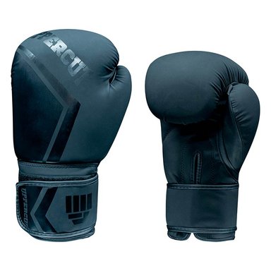 GUANTE P/BOX PU MATE UPPERCUT NEGRO/PLOMO (10 OZ)