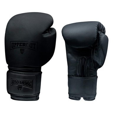 GUANTE P/BOX UPPERCUT PU MATE NEGRO (10 OZ) - 1
