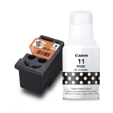 PACK CABEZAL CANON 3418C006AA MULTICOLOR BH-10 NEGRO TINTA GI-11BK NEGRO G2160 G3160 G4160
