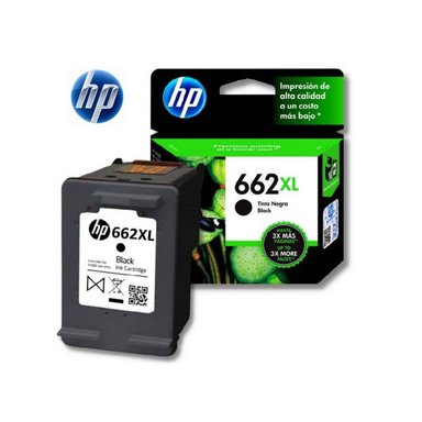 TINTA HP 662XL NEGRO CZ105AL ALTO RENDIMIENTO