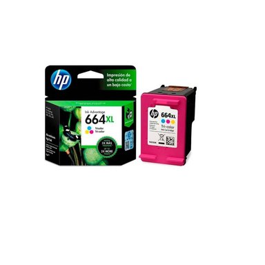 CARTUCHO HP F6V30AL MULTICOLOR TINTA 664XL 330 PGS