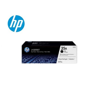 TÓNER HP CB435AD NEGRO 35AD DUAL PACK X 2 P1005 - 1