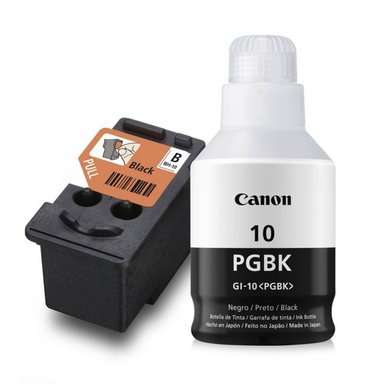 COMBO KIT CABEZAL CANON 3418C005AA NEGRO BH-10 TINTA GI-10BK