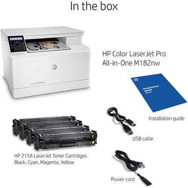 IMPRESORA MULTIFUNCIONAL HP 7KW55A LASERJET PRO M182NW - 6