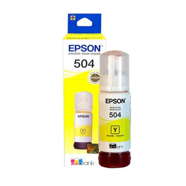 TINTA EPSON T504420-AL AMARILLO BOTELLA YELLOW L4150 L4160 L6161 L6171 L6191