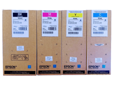 TINTA EPSON NEGRO JUEGO R04X R04L COLORES T941 Y T942 WF-C5710 WF-C5290 - 1